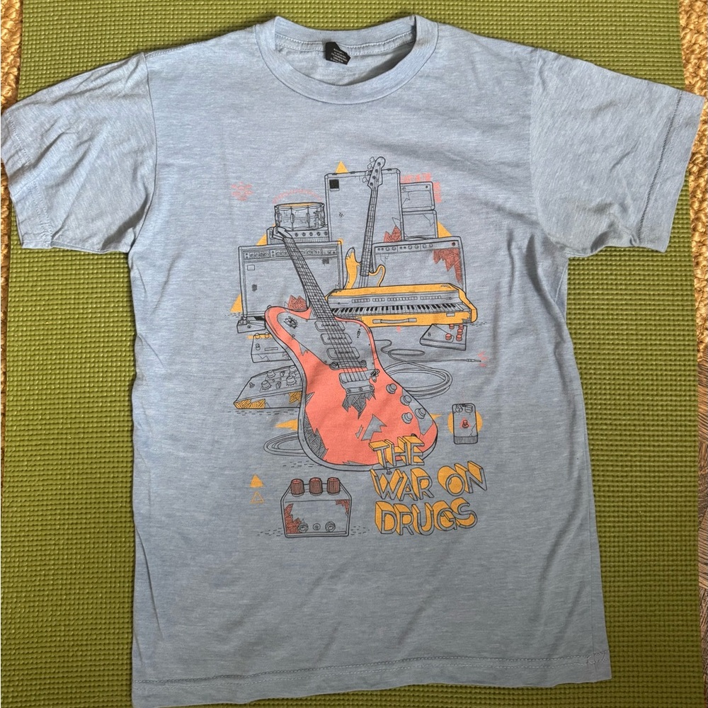 The War On Drugs Concert T-Shirt circa Lost In The Dream Tour 2014